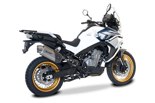 Picture of 4-TRACK R SHORT TITANIUM EXHAUST CF MOTO 800MT SPORT TOURING 2023-2024