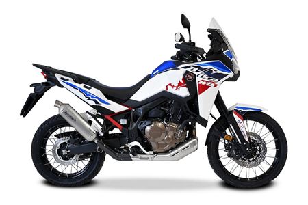 Immagine di SILENZIATORE SP-1 350 IN TITANIO A PASSAGGIO BASSO PER HONDA CRF1100L AFRICA TWIN 2020-2024
