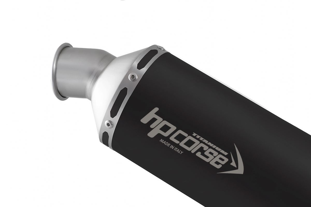 HPcorse SP-1 Short Titaniumマフラー週末限定値下げ HP Corse. SP1 SHORT BLACK TITANIUM SILENCER + LINK PIPE