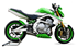 Immagine di TERMINALE SCARICO HYDROFORM INOX KAWASAKI ER-6N/F VERSYS 2005-2011