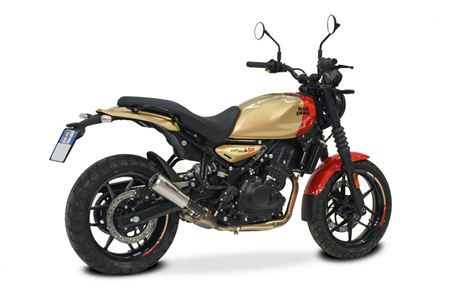 Immagine di TERMINALE GP-07 ACCIAIO SATINATO PER ROYAL ENFIELD GUERRILLA 450