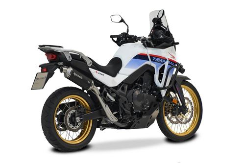 Picture of CERAKOTE GLACIER BLACK TITANIUM SP-2 SHORT HIGH SLIP ON HONDA XL750 TRANSALP 2023-2025