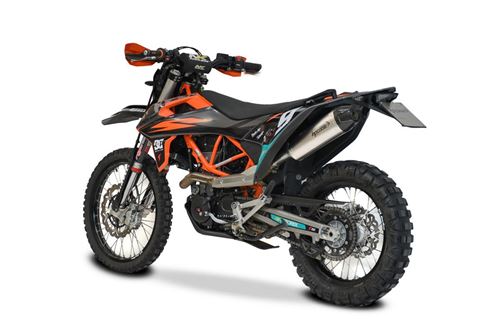 Immagine di TERMINALE RACING SP-1 CARBON SHORT TITANIUM KTM 690 ENDURO /GAS GAS 700 /HUSQVARNA 701